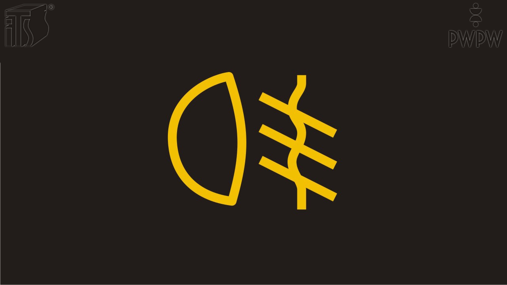 When can you use rear anti-fog lights while driving?