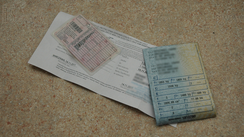 Which of the following documents specifies the permitted number of persons transported in the car?