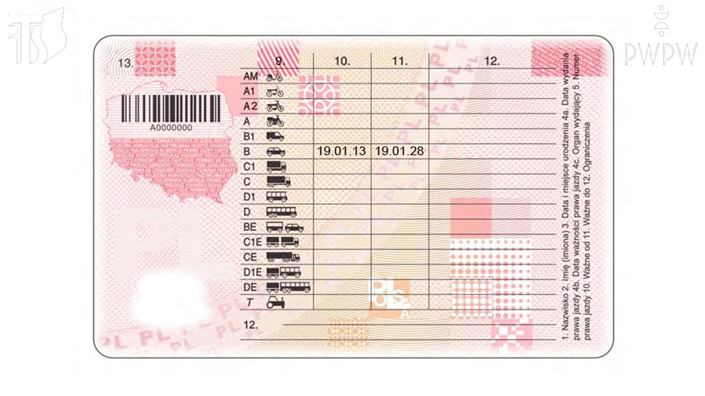What is the maximum number of persons, including yourself, that you may transport if you have a B-category driving licence?