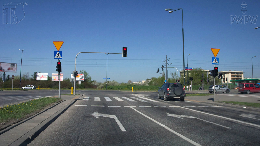 Verbietet das ausgestrahlte Lichtsignal in der dargestellten Situation  hinter den Lichtsignalgeber einzufahren?