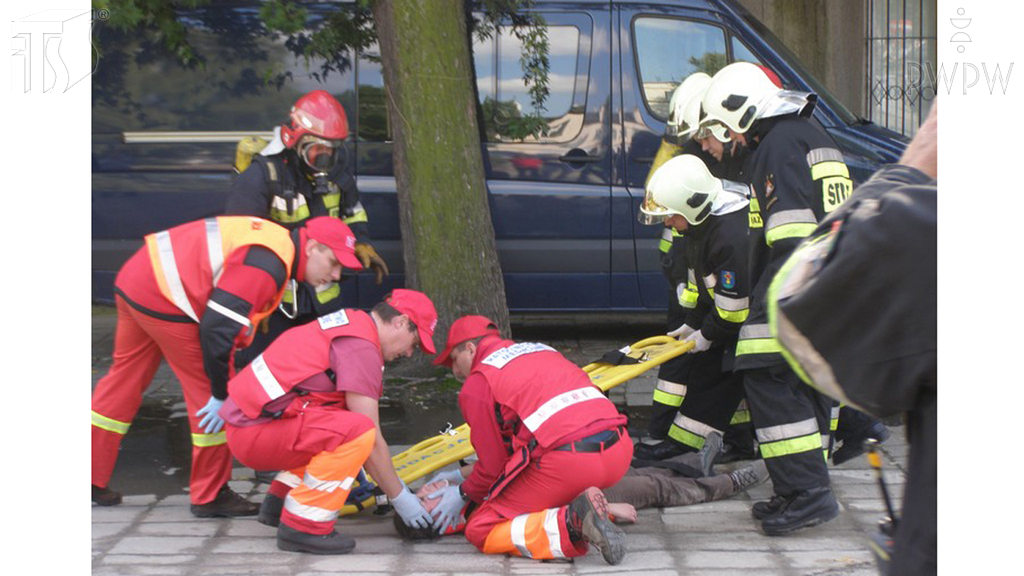 How should you secure a conscious victim who has suffered a head injury as a consequence of an accident?