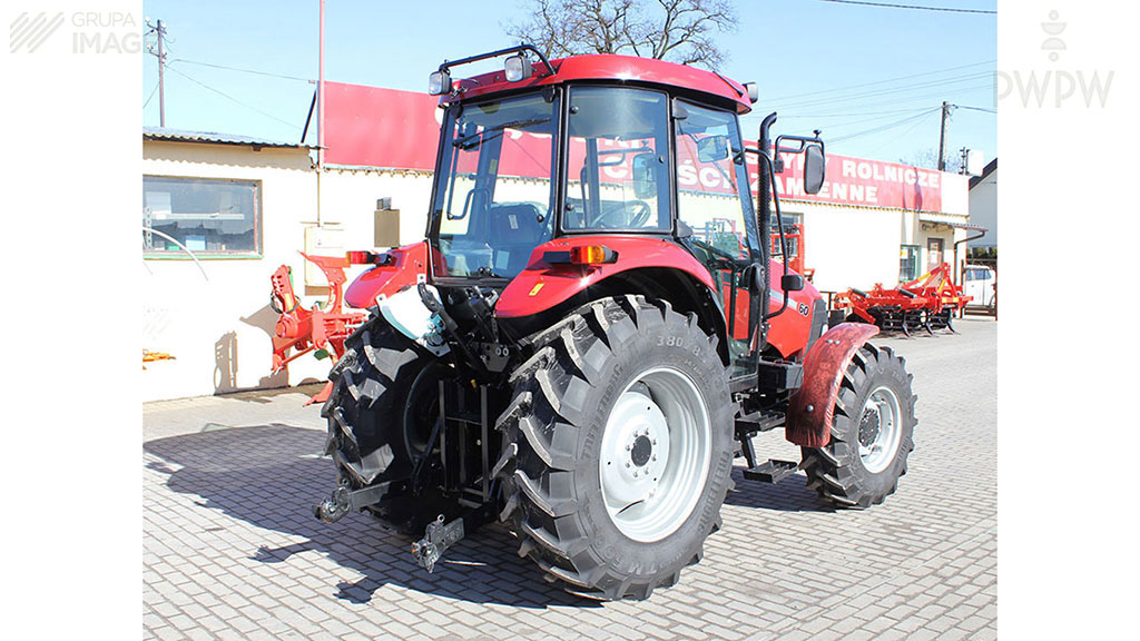 An agricultural tractor without a trailer should be marked with: