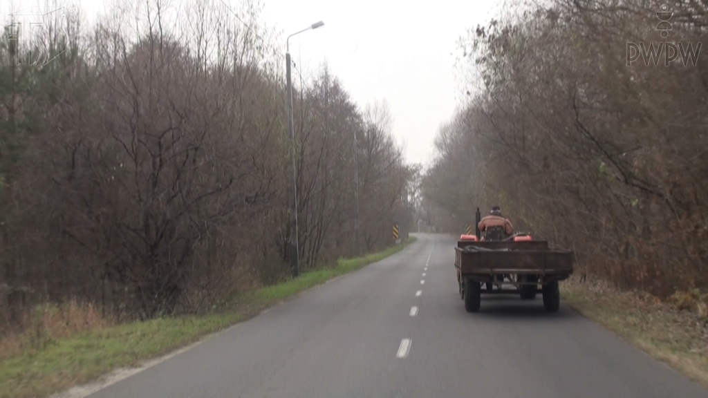 What should a driver of a tractor do when being overtaken by another vehicle?