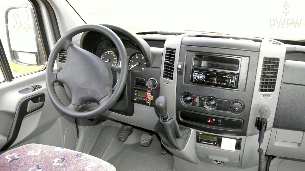 What factors may obstruct a truck driver's field of vision?