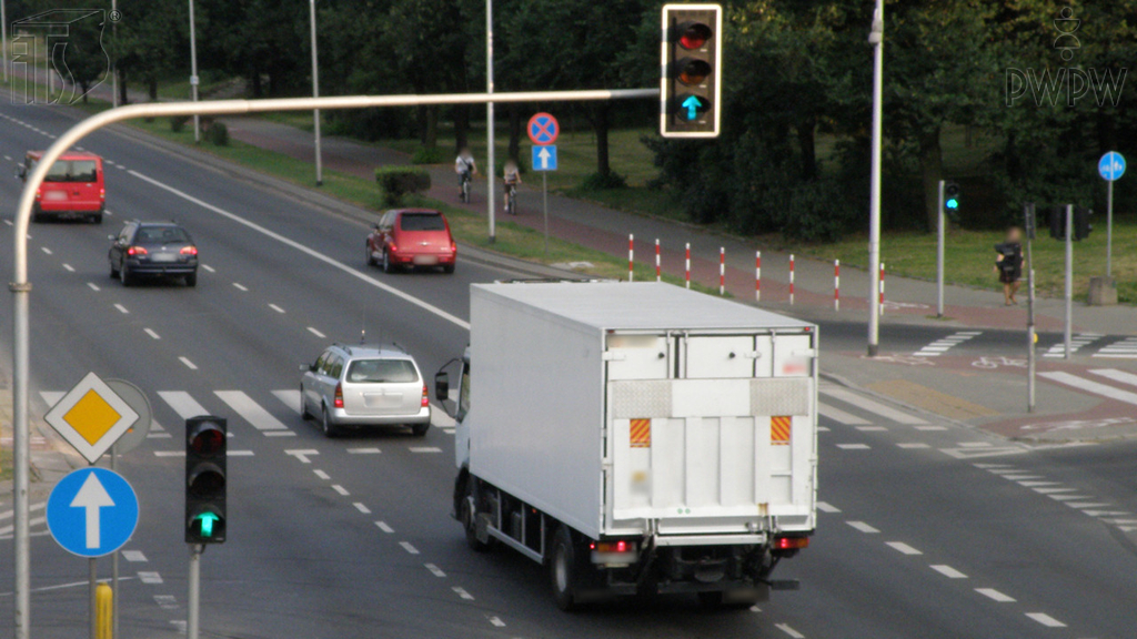 Can you drive a truck whose weight, including the cargo, is higher than the admissible weight along a given section of the road?