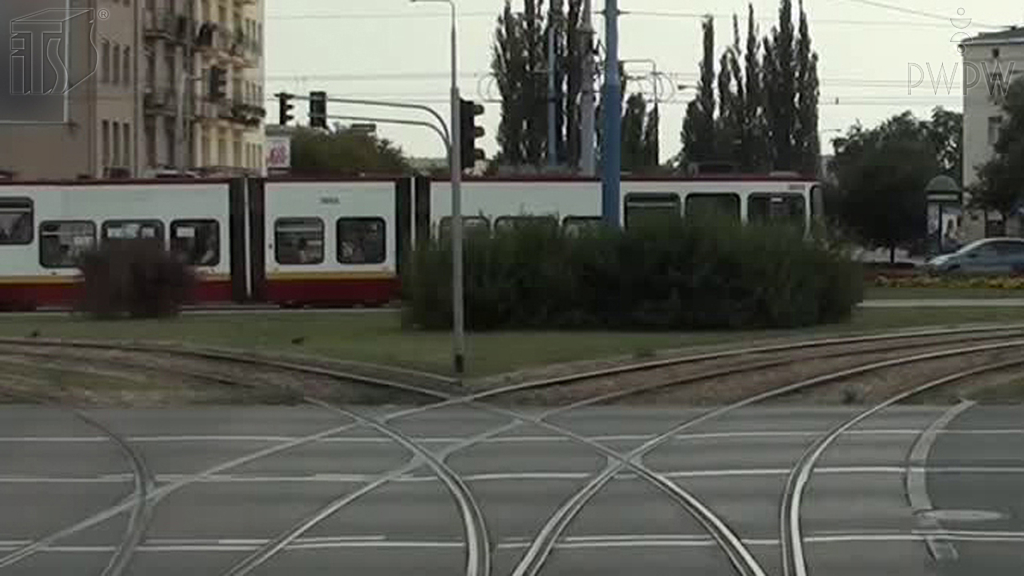 What should be taken into consideration when passing through the tram frog?
