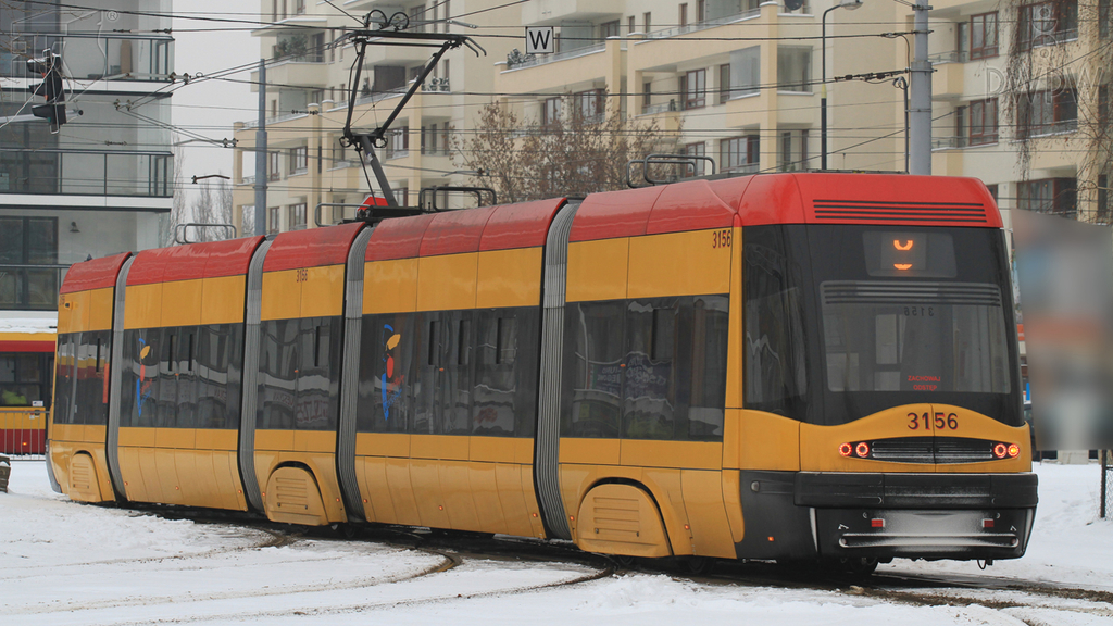 What enables the tram to drive backwards?
