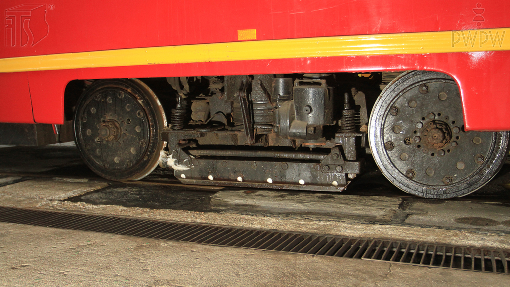 What may cause low edges of the driving wheels?