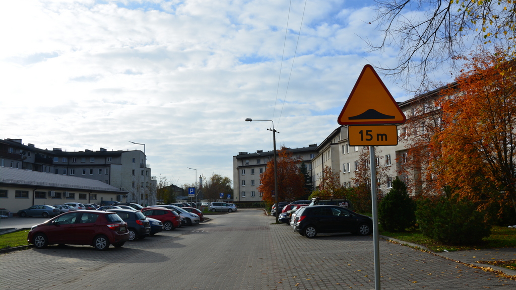Warnt das Zeichen vor einer Fahrbahnschwelle, die zwecks Verkehrsverlangsamung eingebaut wurde?