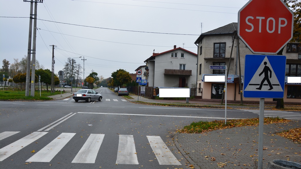 Sollen Sie immer vor der Einfahrt auf diese Kreuzung vor der abgesteckten Linie anhalten?