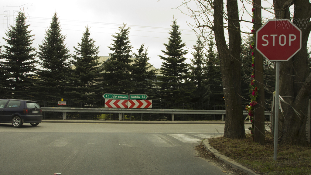 Näherst du dich in der dargestellten Situation einer Vorfahrtsstraße?