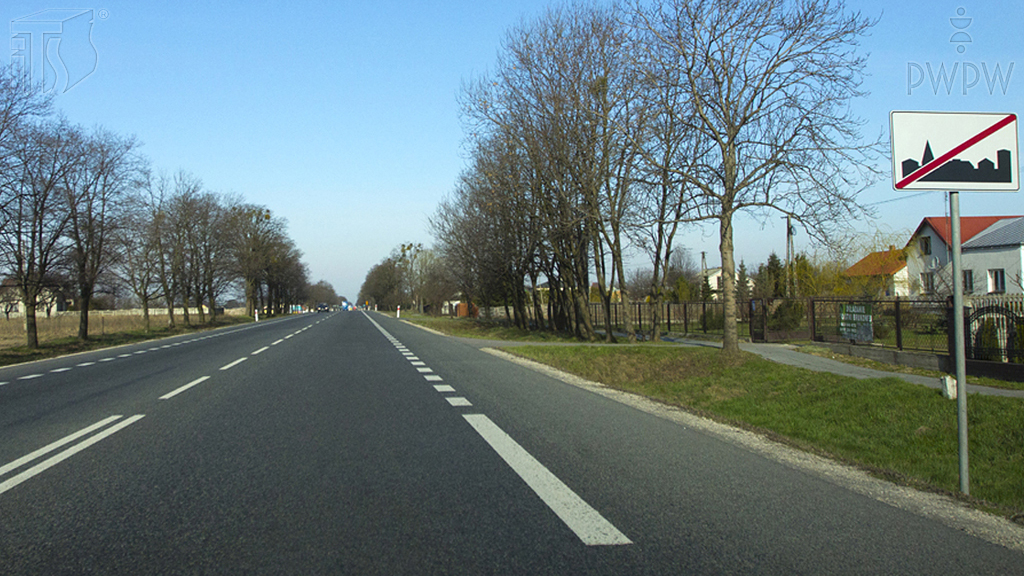 Bedeutet das abgebildete Zeichen, dass es sich hier um die Ausfahrt aus geschlossener Ortschaft handelt?