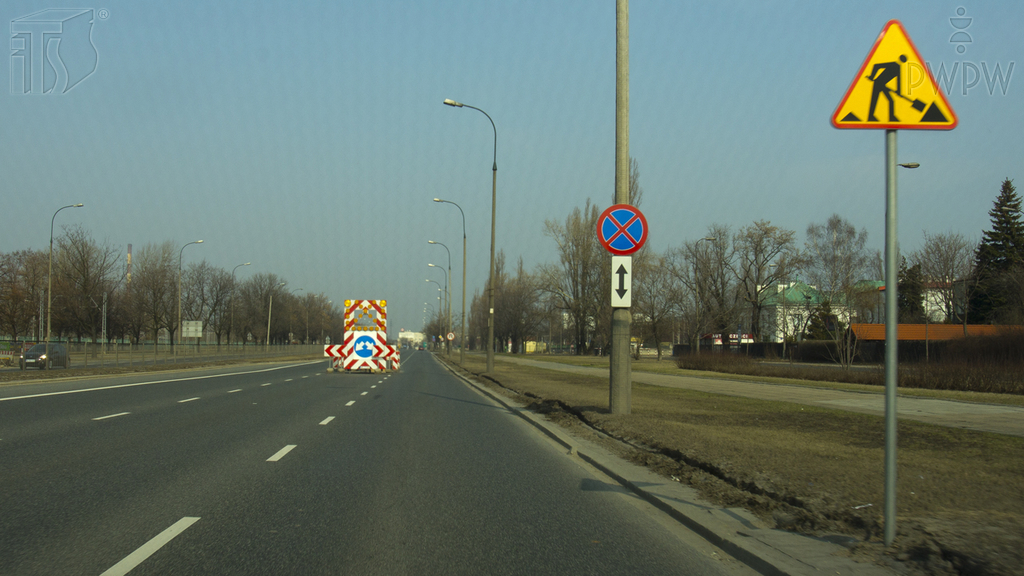 Sollst du in der abgebildeten Situation mit Straßenverkehrsbehinderungen rechnen?