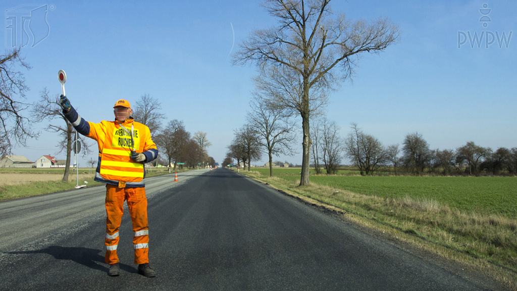 Sind Sie in der dargestellten Situation dazu verpflichtet, sich nach dem Signal zu richten, das von der sichtbaren Person gegeben wird?