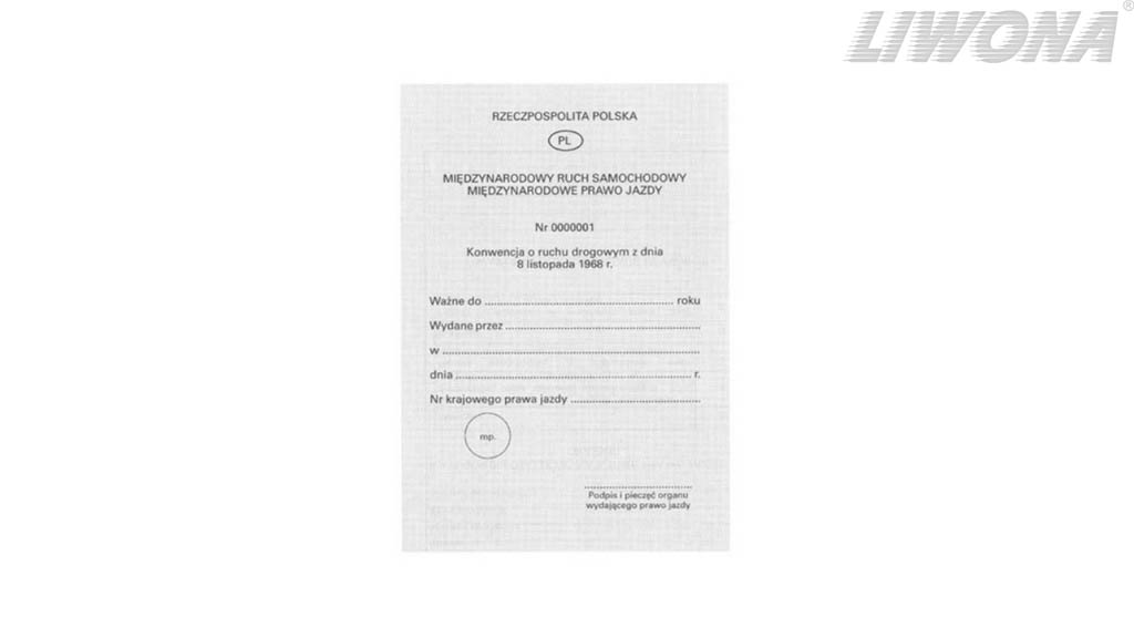 Soll man sich zwecks Ausstellung eines internationalen Führerscheins an den Wojewoden wenden?