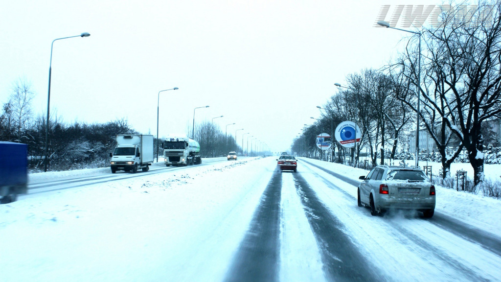 What should the proper driving technique involve in this road situation?
